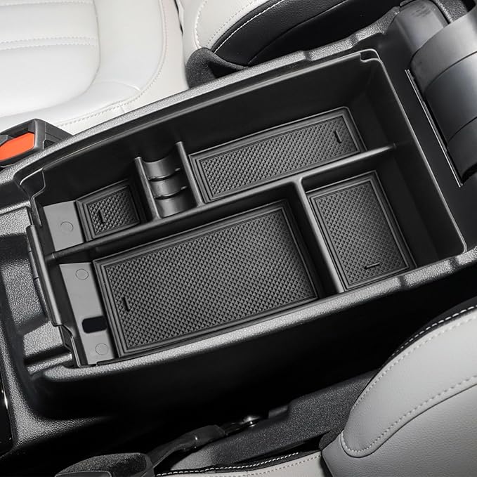 Center Console Organizer Tray Compatible with Ford Escape 2020-2026/Bronco Sport 2021-2026 Accessories, Insert Container ABS 