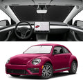 Custom Fit Windshield Sun Shade for VW Beetle 2012-2019, Blocks UV & Heat, Front Window Sunshade Accessories, Easy Fold & Store Keep Your Car Cooler