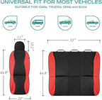 Skechers Car Seat Covers,Leather Seat Covers with GOGA Mat Technology,Waterproof Car Seat Covers Full Sets,Airbag Compatible,