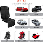 Car Seat Protector 1 Pack Car Seat Cushion Mat Thickest Padding,Waterproof 600D Fabric Car Seat Covers for Non-Slip Backing M