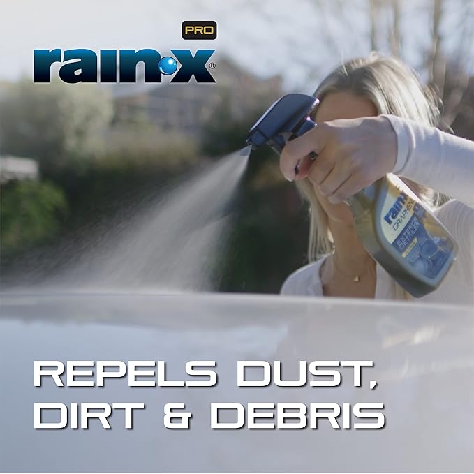 Rain-X PRO 620179 Graphene Exterior Detailer Spray, 16oz - Graphene Shield Technology Gently Removes Light Contaminants and D