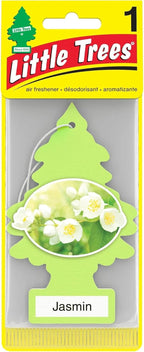 LITTLE TREES Car Air Freshener | Hanging Paper Tree for Home or Car | Jasmin | 12 Pack