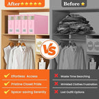 WOWBOX Sheet Organizers and Storage,Closet Bed Sheet Organizer Under Bed Storage and Organization with Label Cards & Clear Wi