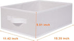 JAKAGO Fabric Storage Bins set of 4 Rectangle Storage Baskets with Handle Foldable Closet Organizer for Clothes Towel bedding