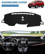 FIILINES Dash Cover Fit for 2017-2022 Honda CRV CR-V, Dashboard Mat Cover for CRV Accessories Sunshade Nonslip Mesh Protector