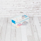 Sterilite 12-Pack Gasket Box, Weather-Resistant Storage Bins with Latching Lids, 7.5 Quart - Heavy-Duty Organizing Containers