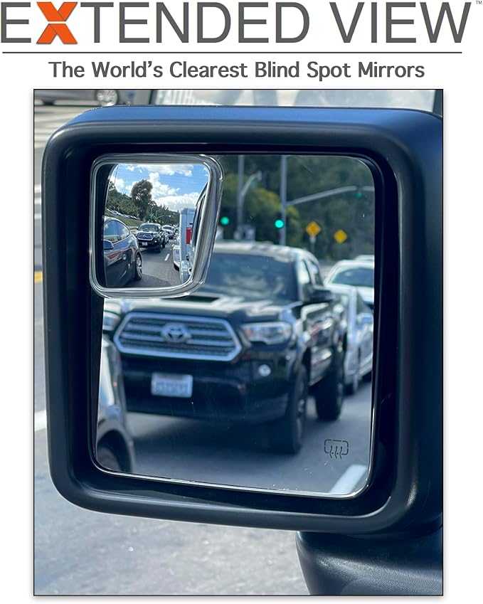 Custom Blind Spot Mirrors- Compatible with 2018-Present Jeep Wrangler | blind spot mirrors compatible with Jeep Wrangler JL 2018- Present | Blind Spot Mirrors - 2 Piece Set (Left & Right)