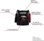 Schumacher Electric 800A Car Battery Jump Starter and Portable Power Station, 4-in-1 Solution, 150-PSI Air Compressor,