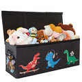 Extra Large Toy Box,150L Sturdy Dinosaur Collapsible Storage with Lid,40"x14"x16" Kids Storage Organizer,Chest Bin Baskets fo