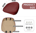 1 Pack Leather Front Car Seat Cover Bottom Car Seat, Anti-Slip and Full Wrap Driver Car Seat Protectors, Luxury Waterproof Bo