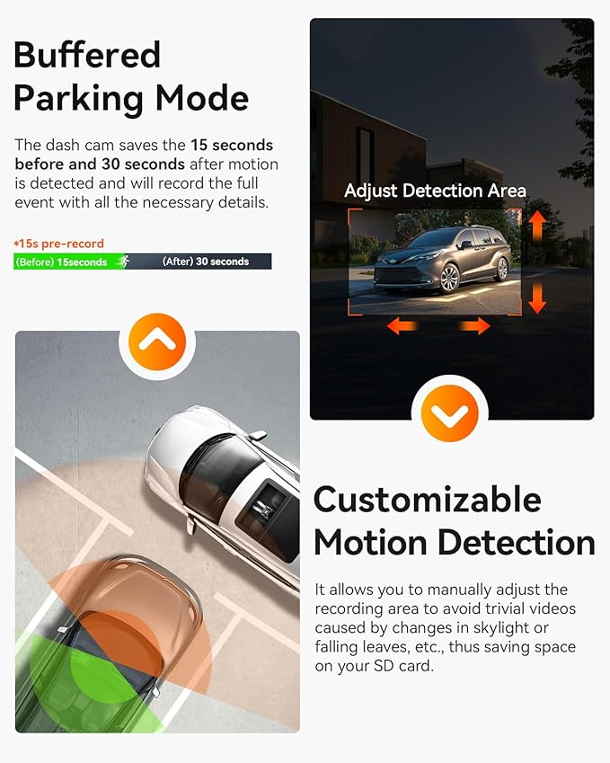 Vantrue N2X 2.7K Dash Cam Front and Inside, 5G WiFi Dual Dash Camera for Car with HDR IR Night Vision, STARVIS 2, GPS, 2.5K/6