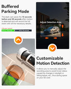 Vantrue N2X 2.7K Dash Cam Front and Inside, 5G WiFi Dual Dash Camera for Car with HDR IR Night Vision, STARVIS 2, GPS, 2.5K/6