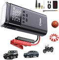 Jump Starter with Air Compressor, 6000A Battery Jumper Starter Portable, 12V Jump Box Car Jump Starter Portable with 150PSI
