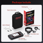 iCarsoft OBD2 Scanner for Landrover/Jaguar 9 Reset Functions Oil Reset BMS TPMS etc, Full System Diagnostic Tool with Airbag