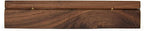 pandapark Wooden Jewelry Box with Glass Lid, Multi-Compartment Storage Display Case, Walnut Brown (Silver Walnut)