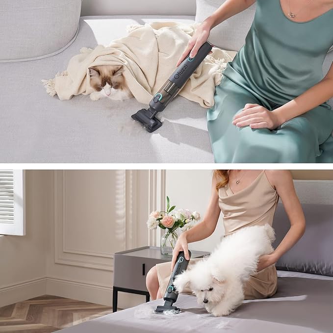 Ofuzzi H8 Apex Car Vacuum Cleaner, Portable Handheld Vacuum with 12000Pa High Power, Ultra-Lightweight 1.2lbs, USB-C Fast Cha