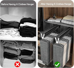 Pull Out Clothes Rail,Extendable Wardrobe Clothing Rail Hanger Rack,for Pants,Coats,Trousers(45cm)