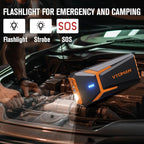 VTOMAN V10 Pro 4500A Jump Starter, Portable Car Starter (All Gas, 10.0L Diesel Engine) 12V Lithium Jump Box, Battery Booster