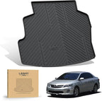 LASFIT Cargo Mat for Toyota Corolla 2009-2010, Custom Fit All-Weather TPE Rubber Trunk Mat for Toyota Accessories, Waterproof, Easy to Clean, Black