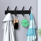 VAEHOLD Wall Hooks, Heavy Duty Aluminum Towel Hooks for Hanging Coat, Hat, Key, Clothes, Closet Hook Wall Mount for Kitchen, 