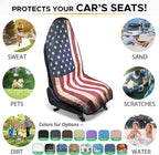 Waterproof Sweating Car Seat Cover for Post Gym Workout, Running, Swimming, Beach and Hiking, Universal Fit Non-Slip Bucket S