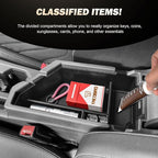 TACOBRO Armrest Storage Box Insert Organizer for Volkswagen Jetta 2020-2025 2026 S, Sport, SE, SEL, GLI Autobahn & 40th Anniversary Edition, Jetta Center Console Tray –Interior Storage Solution