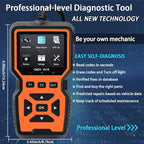 OBD2 Scanner Diagnostic Tool - Check Engine Light Code Reader, Reset Function, Data Stream, I/M Readiness, Full Features, Modes