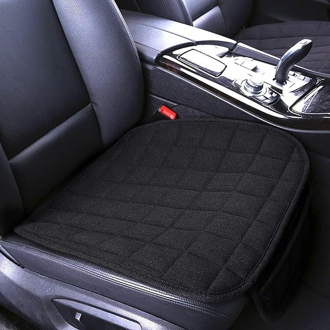 Suninbox Linen Seat Cover for Car,Bottom Seat Covers for Trucks,Car Seat Pad,Seat Cushion Breathable Ventilated Front Seat On