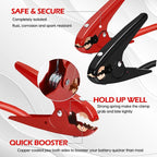 NOONE 2 Gauge 20FT Heavy Duty Jumper Cables for Car Battery, 800A Automotive Booster Cables with Reverse Polarity Protection for SUVs & Trucks, Includes Bag, Gloves