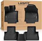 LASFIT Floor Mats Fit for Lexus 2026 2025 2024 2023 2022 NX/NX250/NX350 (Not for Hybrid), All Weather Car Mats for Lexus NX 250/NX 350/NX 350 F Sport TPE Heavy Duty Floor Liners,Front & Rear Rows