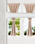 ALLZONE Heavy Duty Tension Shower Curtain Rod 28-42 Inches for Bathroom, Window, Non-Slip, Adjustable with Strong Spring Pole