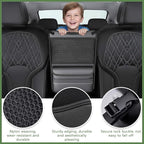 Car Seat Gap Purse Holder Leather - Between Seats Organizer, Automotive Storage for Phone Keys & Daily Essentials
