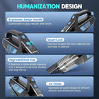 Handheld Vacuum Cordless, 15000PA Strong Suction Hand Held Car Vacuum Cleaner Portable with Multi-Nozzles & Washable Filter, 