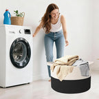 115L Large Blanket Basket,23.6" L x 23.6" W x 15.7" H Rope Woven Baskets with Handles, Toys Storage Bins,Laundry Basket Perfe