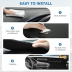 FIILINES Dash Cover for Chevy/Chevrolet Cavalier 1995-2005, Dashboard Cover Cavalier Accessories Suede Dash Cover Mat Sunshad