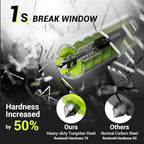 SodaRide Window Breaker Seatbelt Cutter with Flashlight,3 in 1 Car Escape Tool Key Chain,Safe Hammer Glass Breaker Under Wate