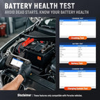 FOXWELL NT510 Pro fit for Porsche OBD2 Scanner with 12V Battery Tester, Full System Diagnostic Bidirectional Control Scanner