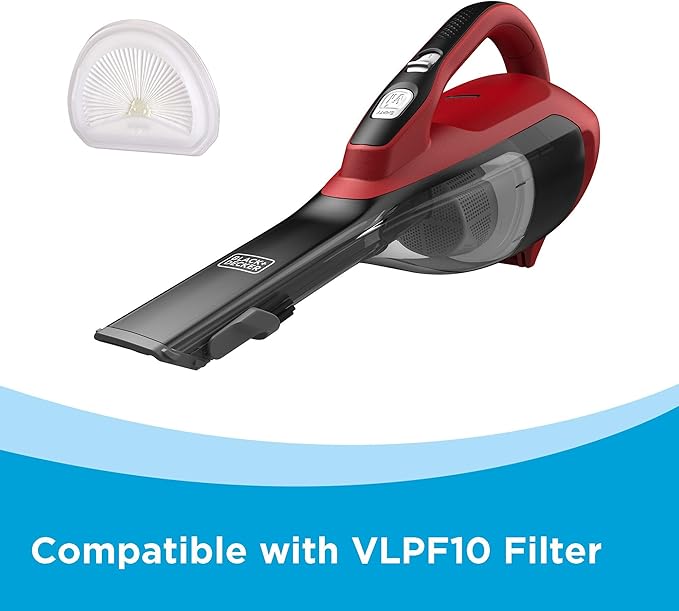 BLACK+DECKER dustbuster AdvancedClean Cordless Handheld Vacuum, Home and Car Vacuum (HLVA320J26)