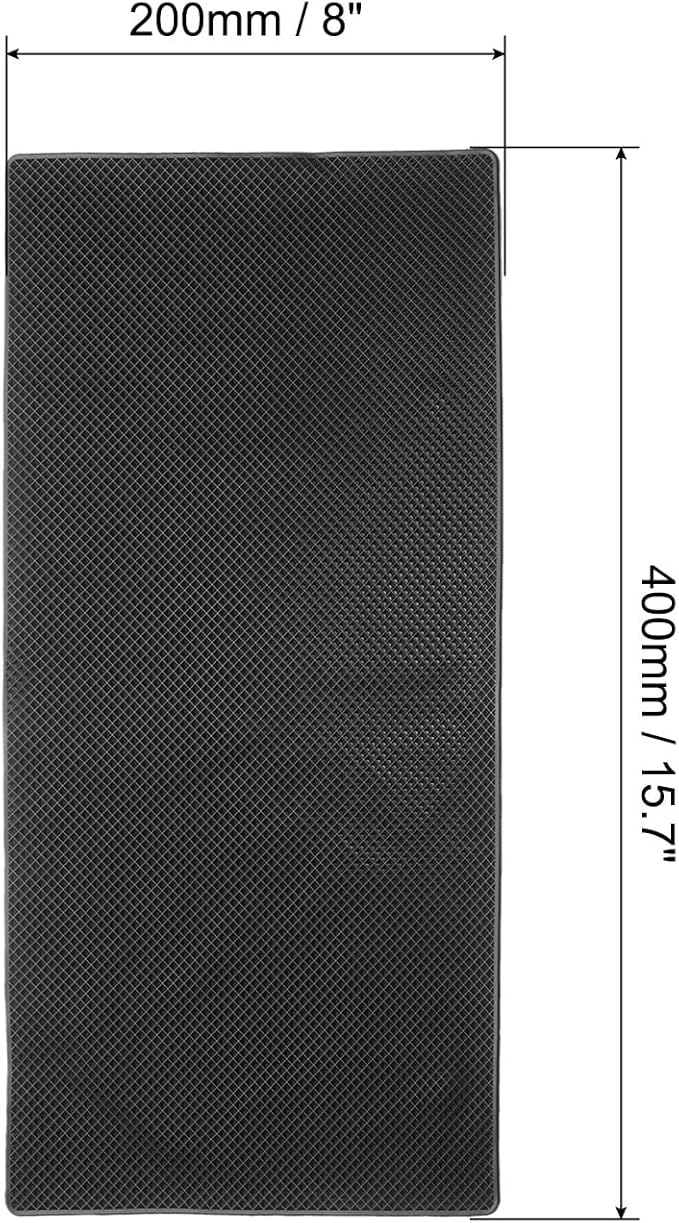 HARFINGTON 4pcs Car Dashboard Anti-Slip Mat 15.7" x 8" Universal Sticky Dash Pad Washable Reusable Car Non-Slip Mats for Phon