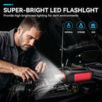 Jump Starter with Air Compressor,4000A Portable Car Battery Jump Starter (10L Gas/8.5L Diesel), 12V Battery Charger