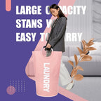Caroeas 95L Pro Large Laundry Basket (13 Colors), Waterproof Laundry Hamper, Laundry Bag with Padded Handles, Clothes Hamper 