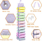 Legging Storage Bag Storage Hanger Can Holds 24 Leggings or Shirts Jeans Compartment Storage Hanger, Foldable Leggings Organi
