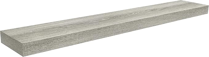 Ballucci Floating Shelf, 36" Wood Wall Shelf with Invisible Brackets for Bathroom, Living Room, Bedroom, Kitchen, Nursery, 6"