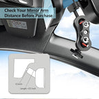 Backup Camera Monitor Mount, for 7/9 inch Display Screen, Dash Cam GPS, Aluminum Rearview Mirror Mounting Bracket for Reverse Camera Display