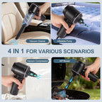 Portable Handheld car Vacuum Cleaner, 16000PA Vacuum Suction, Equipped with Two high-Efficiency Filters, Used for Cleaning ca