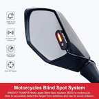 INNOVV ThirdEYE Motorcycle Blind Spot System with Voice and Indicators Alert, Waterproof Moto Assistant System, Detect Hazard