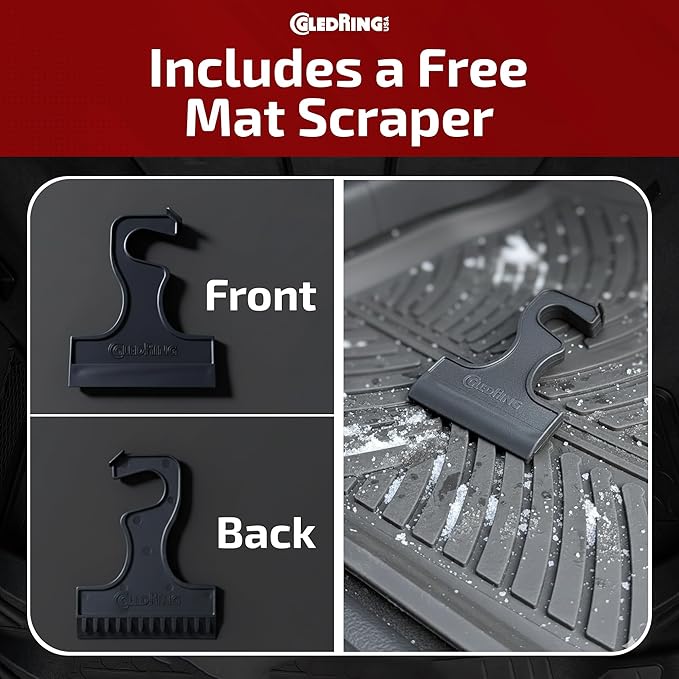 Gledring Rubber Car Mats Dry Wash Cleaner - Rubber Floor Mat Cleaner, Enviornment Friendly, Water Based, No Smell, does not M