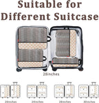 U+U 4 Set Compression Packing Cubes - Ultralight Travel Organizers, Space-Saving Suitcase Organizer, Expandable Packing Cubes