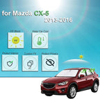 KMF 8pcs Thicken Full Sun Shades for Mazda CX-5 Accessories 2013-2016,Windshield Sunshade Privacy Car Window Covers for Side Rear, UV Block and Blackout for Car Camping Outdoor