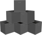 13 inch Record cube storage bins,collapsible fabric storage cubes Decorative storage basket,apply to clothes organizer box,sh